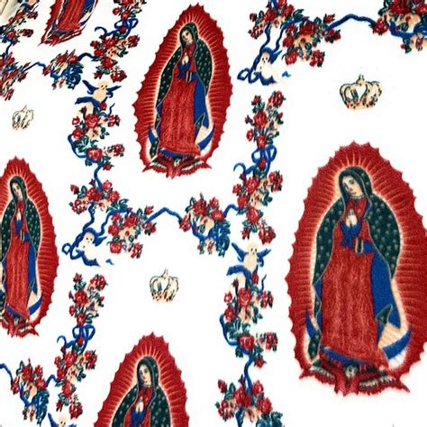 Virgin Mary Upholstery Fabric 